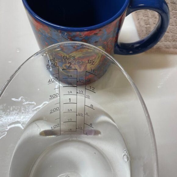 Penzeys Choose Love 12 Oz Ceramic Mug With Colorful Heart Design Large Handle - Picture 3 of 7